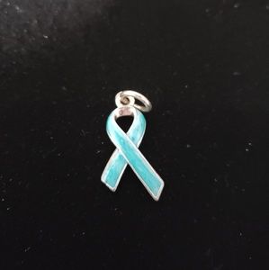 Beaucoup Designs Ovarian Cancer Ribbon Charm
